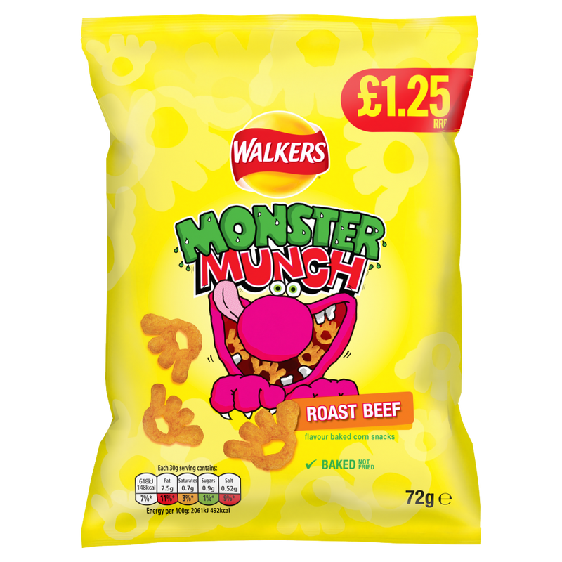 Walkers Monster Munch Roast Beef (72g) - Candy Bouquet of St. Albert