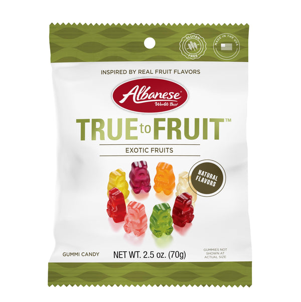 Albanese Gummi Bears - True to Fruit (70g)