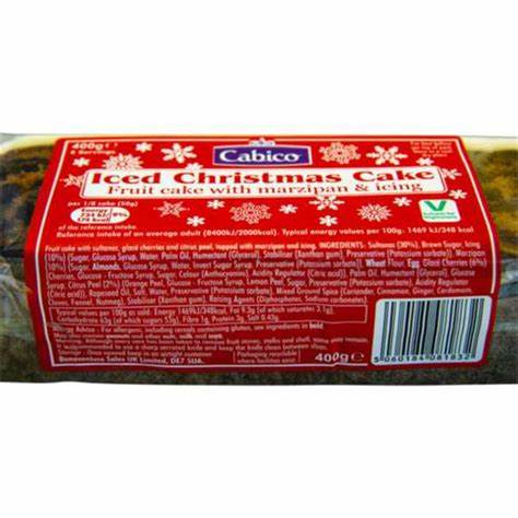 Cabico Iced Christmas Cake (400g)