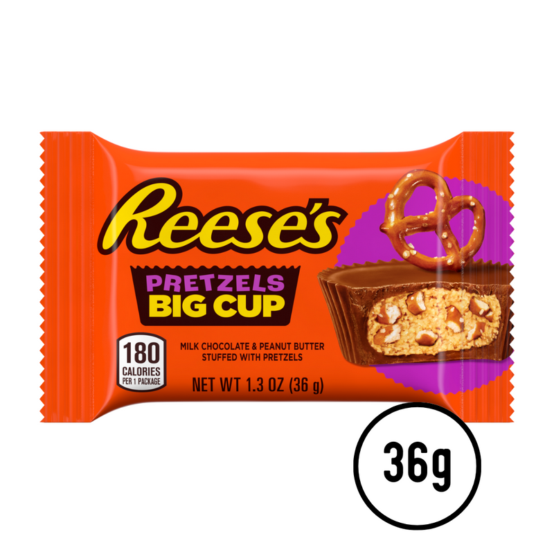 Reese's Big Cup w/Pretzels - Standard Size (36g) - Candy Bouquet of St. Albert