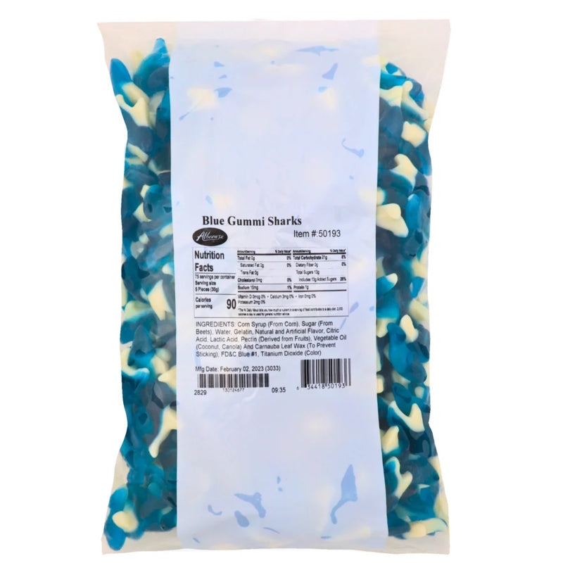 Albanese Gummi Blue Sharks - Raspberry (2.27KG)