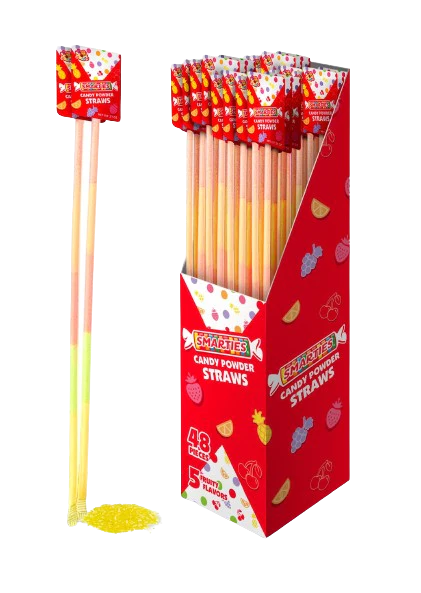 Alberts Candy Straws Smarties (41.5g)