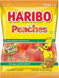 Haribo Peaches Soft and Fruity (142g)