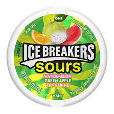 Ice Breakers - Sugar-free Sours - Watermelon, Green Apple, Tangerine (42g)