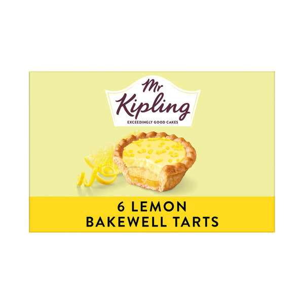 Mr Kipling 6 Lemon Bakewell Tarts (225g)