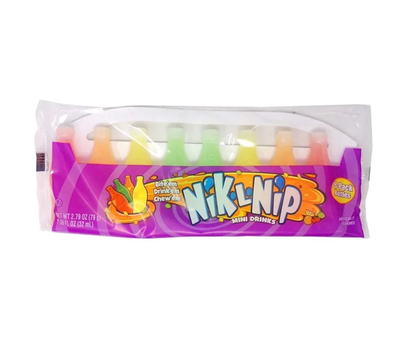 Nik-L-Nip Mini Drinks Candy 8 Pack (32ml)