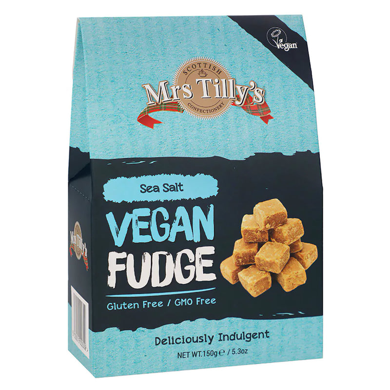 Mrs Tilly's Sea Salt Vegan Fudge (150g)