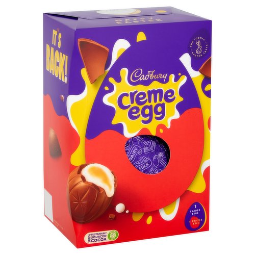 Cadbury® Dairy Milk Creme Egg - Medium (195g) - Candy Bouquet of St. Albert