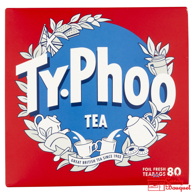 Ty-Phoo Tea - Black Tea (80 Bags) - Candy Bouquet of St. Albert