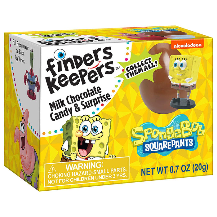 Spongebob Squarepants Milk Chocolate Candy & Surprise (20g) - Candy Bouquet of St. Albert