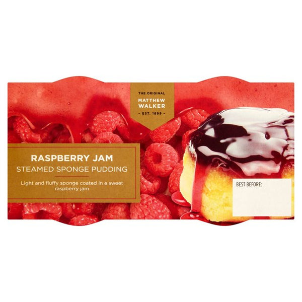 Matthew Walker Raspberry Sponge Pudding (2x95g) - Candy Bouquet of St. Albert