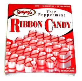 Sevigny's Thin Peppermint Ribbon Christmas Candy (113g) - Candy Bouquet of St. Albert