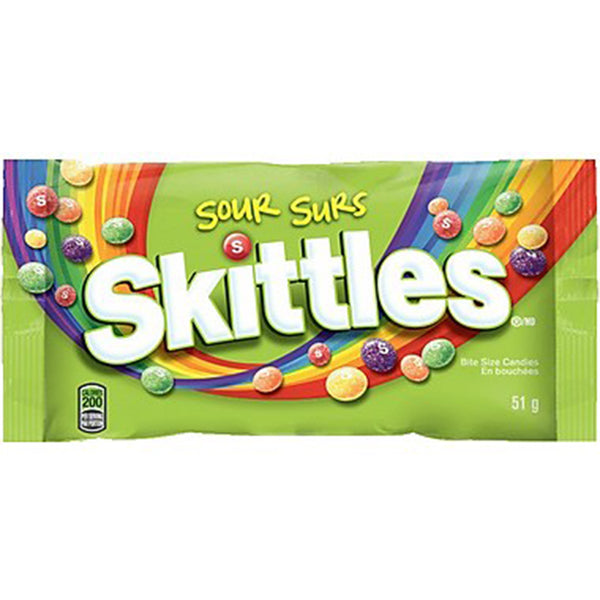 Skittles Sours - Standard Size (50g) - Candy Bouquet of St. Albert