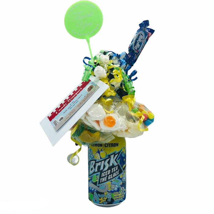 Brisk Iced Tea Bouquet - Regular Stock - Candy Bouquet of St. Albert