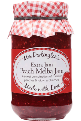 Mrs. Darlington's Peach Melba Jam (340g) - Candy Bouquet of St. Albert