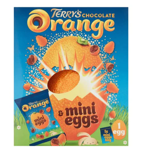 Terry's Chocolate Orange Egg w/ Mini Eggs - Large (230g) - Candy Bouquet of St. Albert