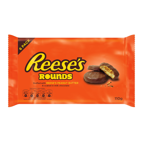 Reese's® Peanut Butter Rounds - 8-Pack (128g) - Candy Bouquet of St. Albert