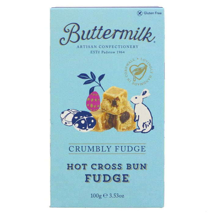 Buttermilk Crumbly Fudge - Hot Cross Bun (100g) - Candy Bouquet of St. Albert