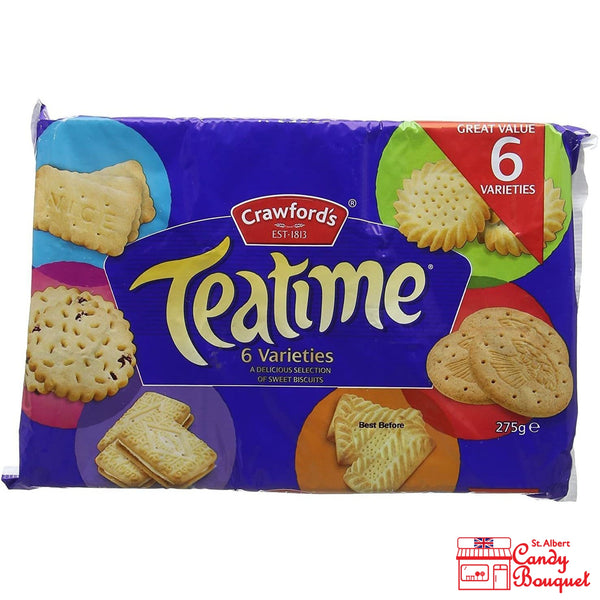 Crawfords Teatime Biscuits (275g)-Candy Bouquet of St. Albert