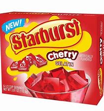 Starburst Gelatin - Cherry (110.9g) - Candy Bouquet of St. Albert