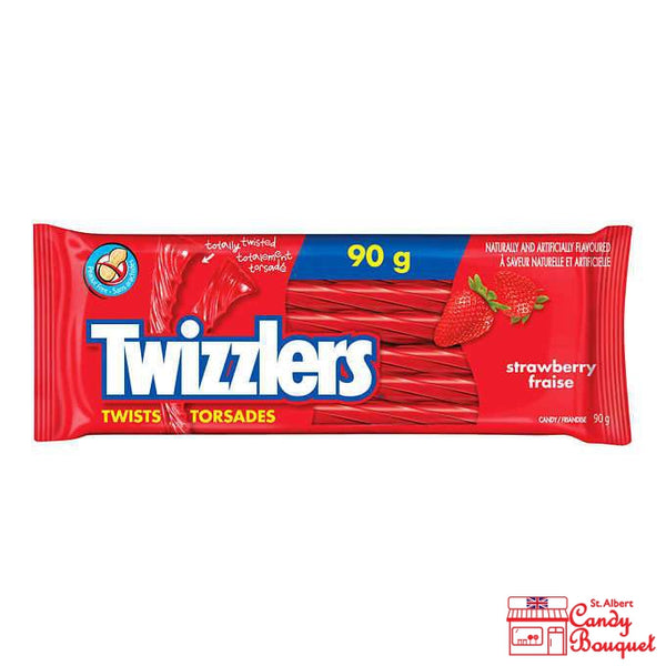 Twizzlers Twists - Strawberry (90g) - Candy Bouquet of St. Albert