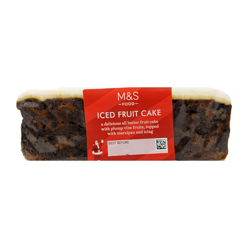 M&S Iced Christmas Cake Slab (400g) - Candy Bouquet of St. Albert