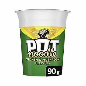 Pot Noodle - Chicken & Mushroom (90g) - Candy Bouquet of St. Albert