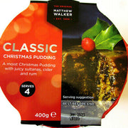 Matthew Walker Classic Christmas Pudding - Serves 4 (400g) - Candy Bouquet of St. Albert