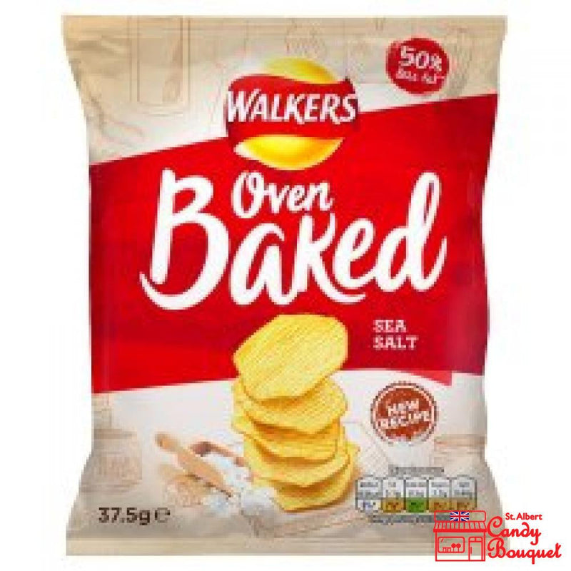 Walkers Oven Baked Sea Salt (37.5g) (BBF MAR 28)-Candy Bouquet of St. Albert